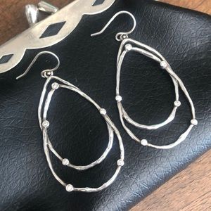 [SOLD]  Silpada Sterling and CZ Earrings